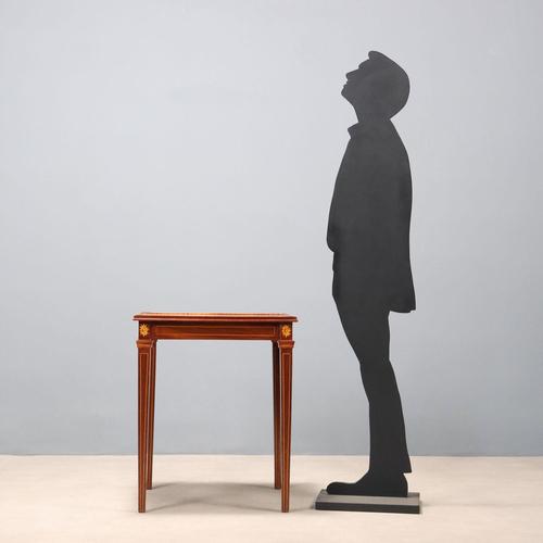 Small Antique Directoire Style Table in Violet Wood, 20th Century For Sale - Image 3 of 10