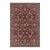 Shabby Chic Floral 1990's Pak-Persian Red/Blue Wool Rug - 6'1'' X 8'9'' For Sale