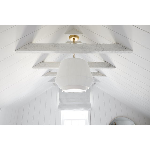 Metal Hudson Valley Lighting Debi 18 in. 1 Light Pendant in Aged Brass Finish For Sale - Image 7 of 11