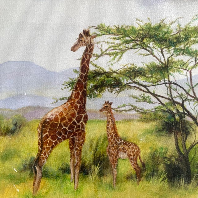2020s Three Born Free, Oil Painting by Renate Lichter For Sale - Image 5 of 6