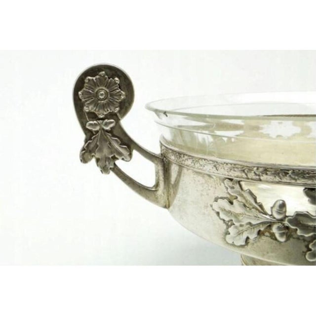 Art Nouveau Brass Candyer, Hungary, 1920s For Sale - Image 4 of 5