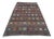 1960s Turkish Sardes Kilim Embroidered Rug For Sale