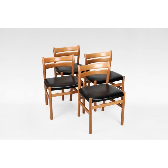 BM1 Dining Chairs by Børge Mogensen for C.M. Madsen, Denmark, 1960s, Set of 4 For Sale - Image 6 of 6