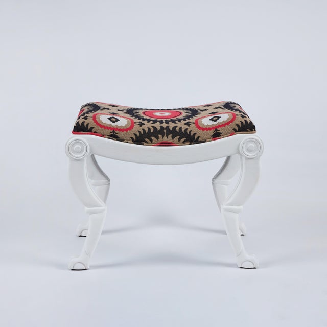 Sculpture Materials Pair of Plaster Over Wood Neoclassic Style Benches For Sale - Image 7 of 12