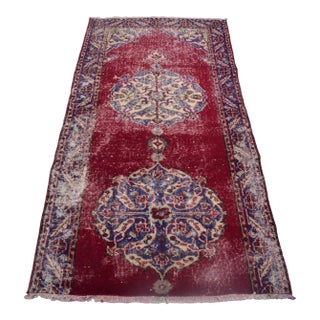 Anatolian Vintage Wool Carpet For Sale
