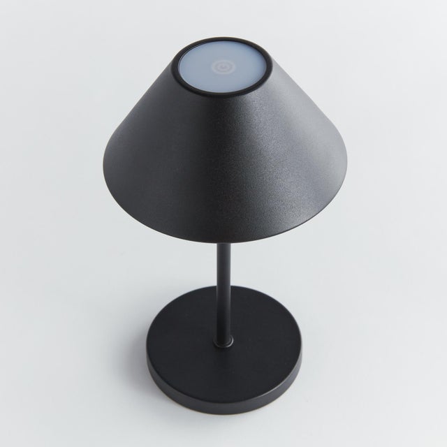 Kenneth Ludwig Chicago Alluna Cordless Led Lamp 10" - Black For Sale - Image 4 of 10