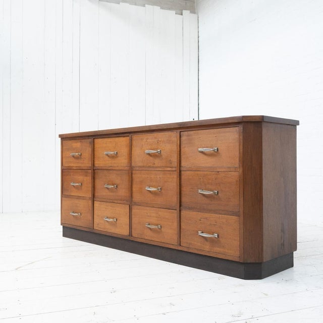Haberdashery Cabinet with Oak Drawers, 1920 For Sale - Image 3 of 9