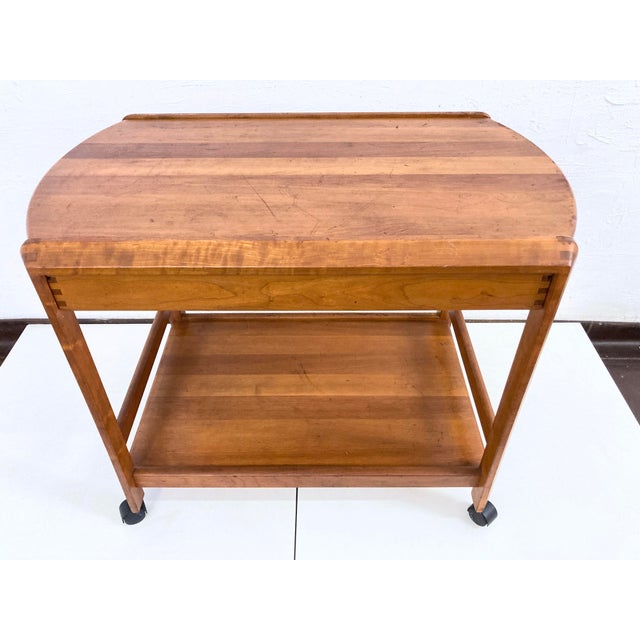 Aksel Kjersgaard Danish Teak Bar Cart by Aksel Kjersgaard, 1960s For Sale - Image 4 of 14