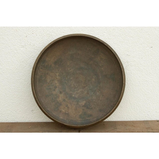 19th Century Rare Patinated Bronze Urli From Southern India For Sale - Image 5 of 8