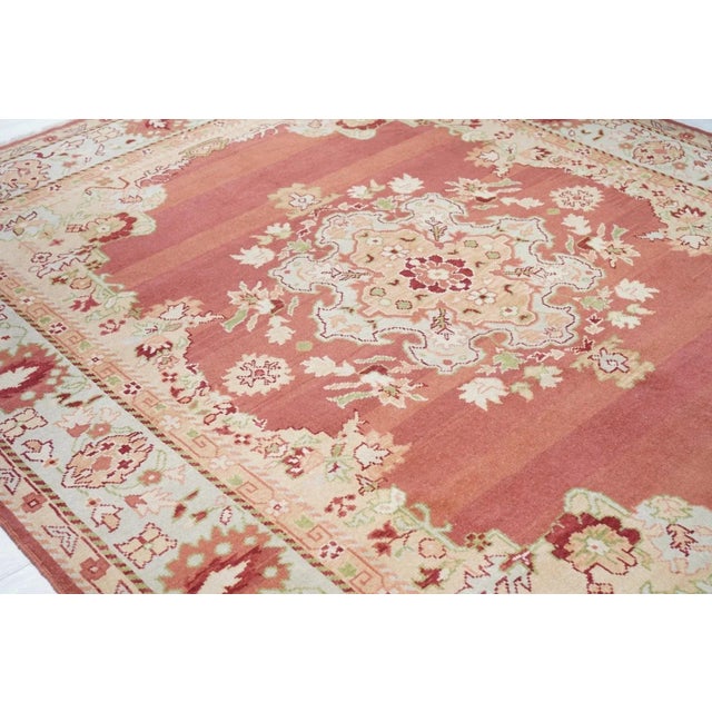 Early 21st Century Oushak Rug 8' X 10' For Sale - Image 5 of 11