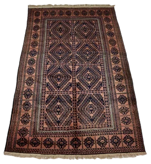 Vintage Hand-Knotted Rug, 1920s
