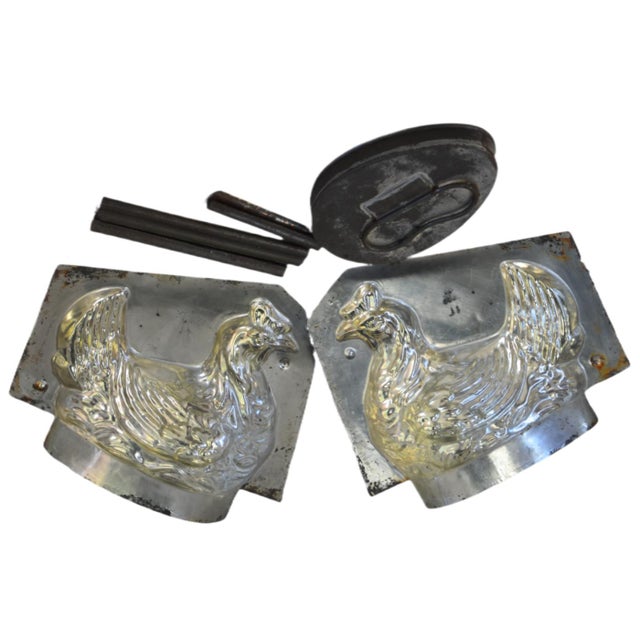 Antique Chocolate or Ice Cream Hen Mold For Sale In Los Angeles - Image 6 of 6
