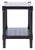Wood Rafiki Rectangle Accent Table in Black For Sale - Image 7 of 8