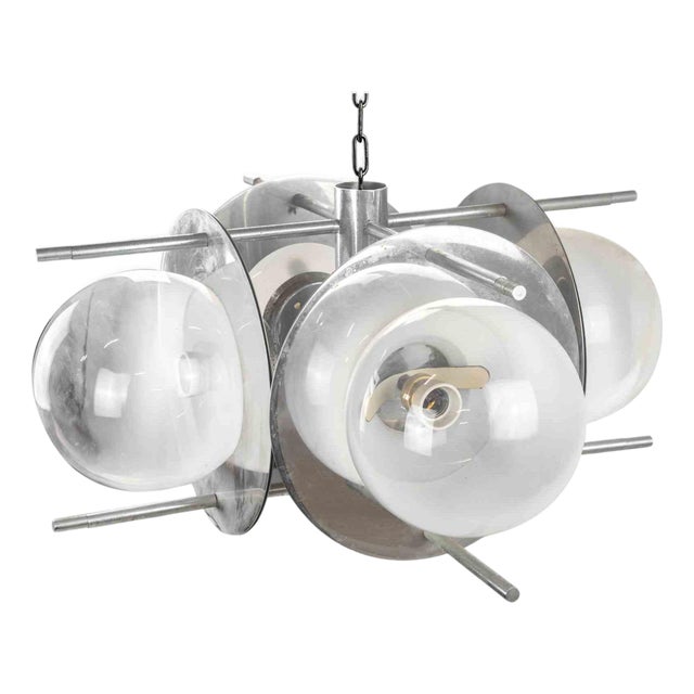 Vintage Space Age Chandelier, 1970s For Sale