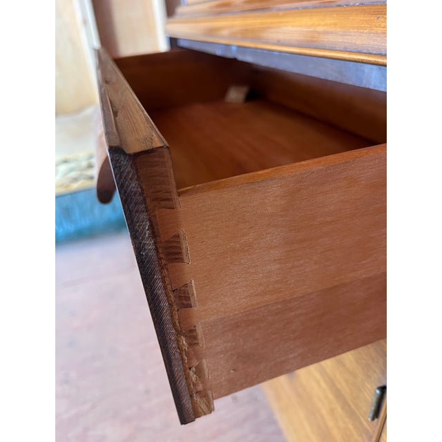 1930s Art Deco Waterfall China Cabinet For Sale - Image 9 of 10