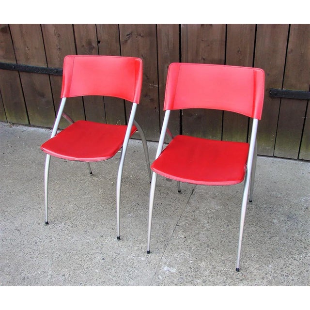 Set of Italian Calligaris Chairs, 1990s For Sale - Image 11 of 11