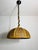 Mid 20th Century Midcentury Wooden Bamboo Pendant Lamp, Italy, 1960s For Sale - Image 5 of 11