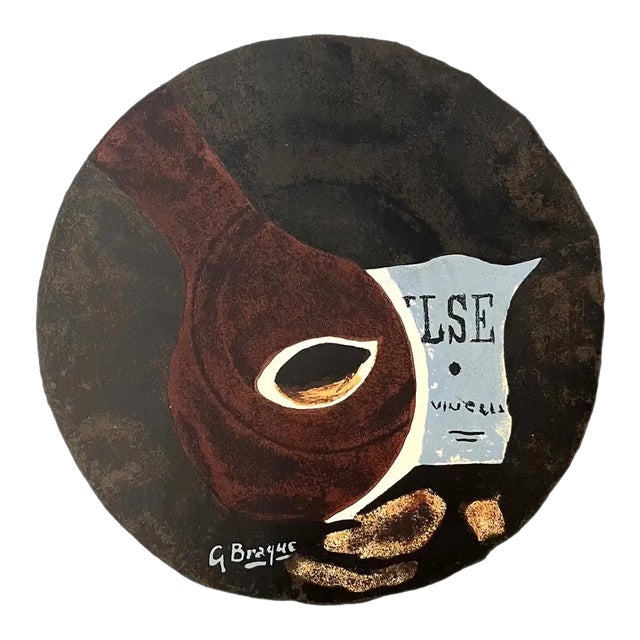 1960 Georges Braque Lithograph Valse Derriere Le Miroir For Sale