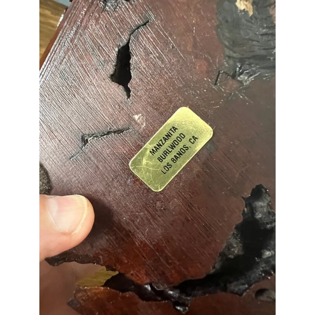 Vintage Rustic Burl Wood Bookends - a Pair For Sale - Image 12 of 12