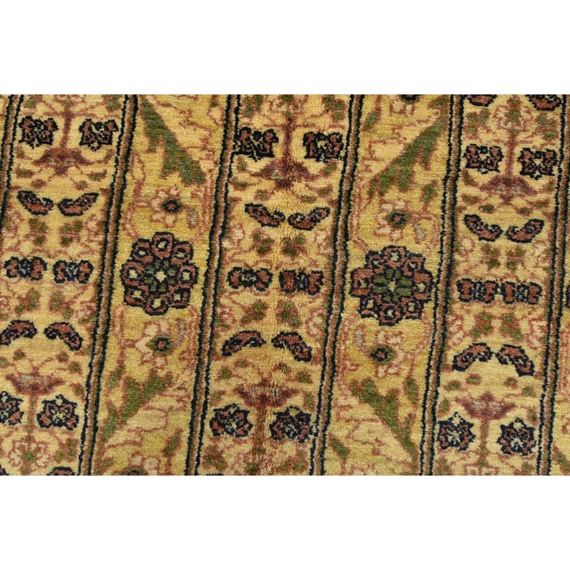 Textile Gabbeh Rug 5’6” X 7’7” Beige Wool Vintage Traditional Hand-Knotted Carpet For Sale - Image 7 of 13