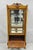 Vintage French Baroque Style Carved Wood & Glass Curio China Display Cabinet For Sale - Image 15 of 16