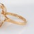 Metal Vintage Opal Ring 14k Yellow Gold Mosaic Cocktail Fine Estate Jewellery size 6.5 For Sale - Image 7 of 7