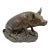 1990s W.H. Turner Bronze Sow Sculpture For Sale