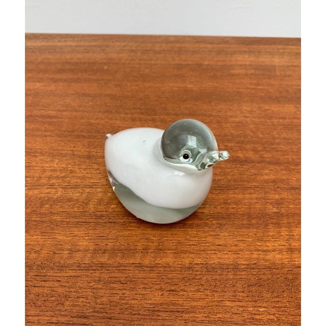 Vintage Glass Bird Sculpture For Sale - Image 3 of 13