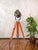 Orange Theater Spotlight Floor Lamp from ADB Belgium, 1960s For Sale - Image 13 of 14