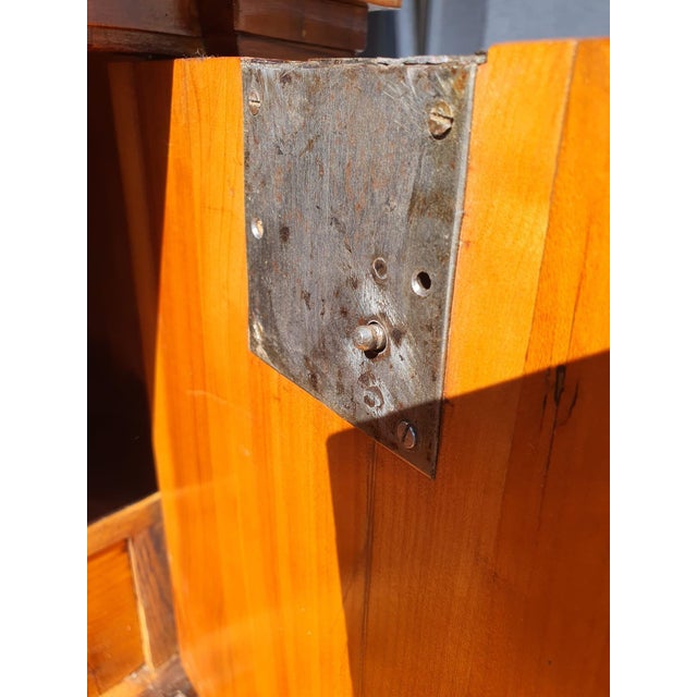 Biedermeier Secretary Desk in Cherrywood, Dresden, 1830 For Sale - Image 14 of 18