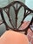 Wood Set of 4 Mahogany Carved Shield Back Dining Chairs For Sale - Image 7 of 12