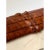 Gorgeous and large-sized picture frame wrapped in chestnut brown leather. Luxurious and exotic texture, the leather...