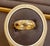 14 Karat Yellow Gold Classic Wide Wedding Band With Design Ring, Unisex Size 9 For Sale - Image 16 of 18