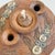 Ceramic Triple Neck Studio Pottery Oil Lamp Vase by Carma, 1984 For Sale - Image 7 of 12