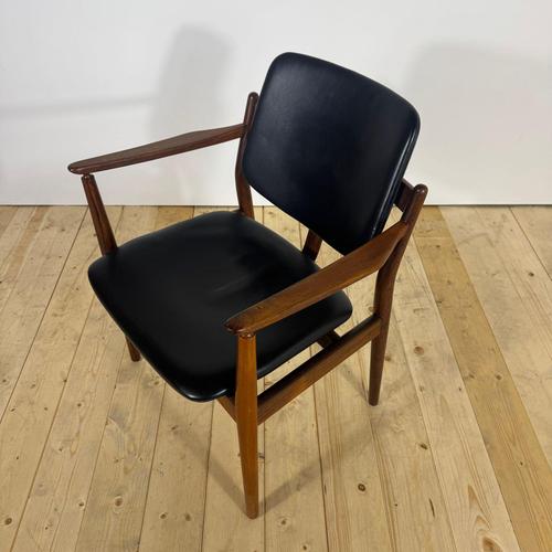Brown Mid-Century Danish Model 402 Chair in Rosewood by Børge Rammeskov for Sibast Møbler For Sale - Image 8 of 10