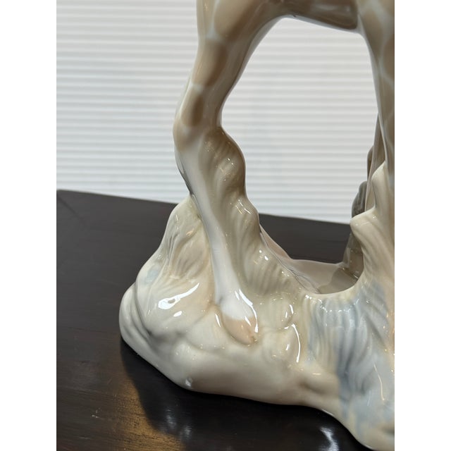 Miquel Requena Giraffe and Calf Porcelain Figurine, Signed For Sale - Image 11 of 12