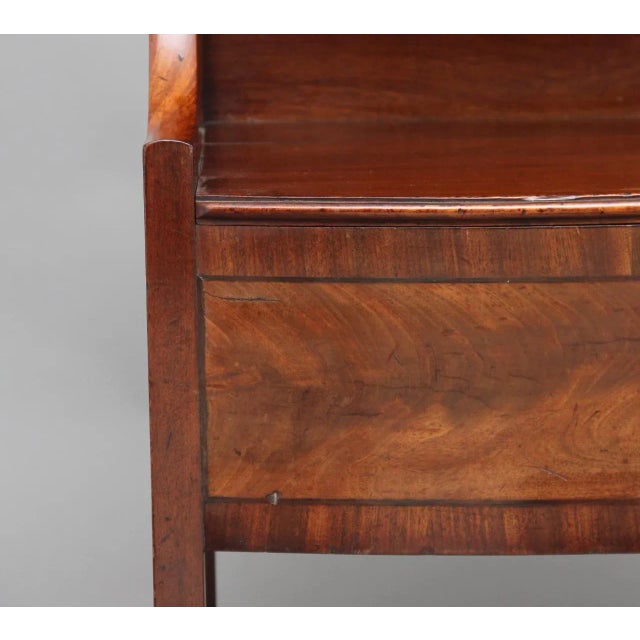 19th Century Mahogany Bedside Cupboard For Sale - Image 6 of 8
