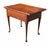 Antique Queen Anne Pennsylvania Walnut Two Drawer Diminutive Tavern Table Rare For Sale - Image 11 of 12