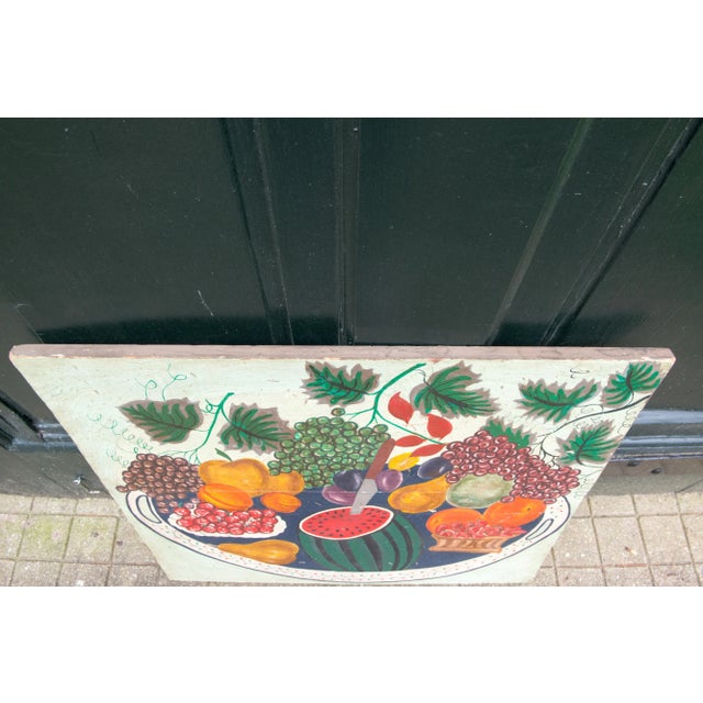 Contemporary Americana Folk Art Style Still Life Painting on Wood Fire Board For Sale In New York - Image 6 of 9