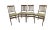 Beige 1960s Stakmore Wooden Folding Card Table Set With Four Matching Slat-Back Chairs For Sale - Image 8 of 11