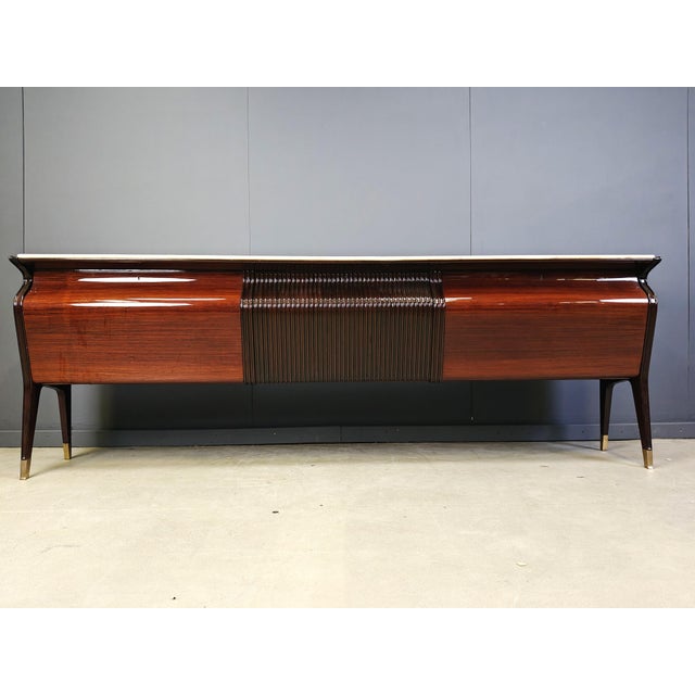 Wood Sideboard by Osvaldo Borsani for Atelier Borsani Varedo, 1950s For Sale - Image 7 of 7