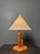 Midcentury Scandinavian pine skyscraper table lamp, 1970s. The lovely lamp is fitted for a general E27 lightbulb and will...