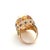 Bochic "Flamenco" Opal & Multi Fancy Color Sapphires Cocktail Ring 18K Gold For Sale - Image 4 of 18