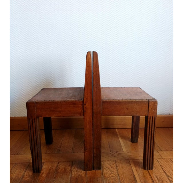 Art Deco Childrens Chairs, 1940s, Set of 2 For Sale - Image 4 of 12