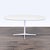 Modern Eames Eolo Modern White Dining Set With Oval Table and 4 Eiffel Chairs For Sale - Image 3 of 10