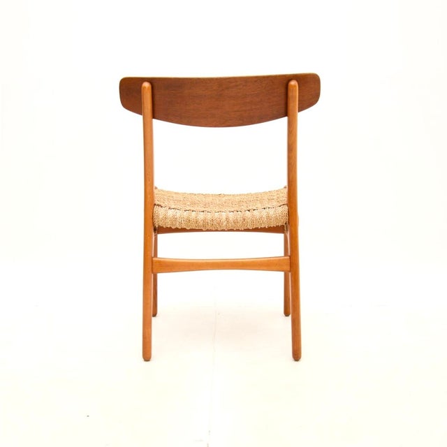 Vintage Danish CH-23 Dining Chairs attributed to Hans Wegner for Carl Hansen, 1960s, Set of 8 For Sale - Image 10 of 12