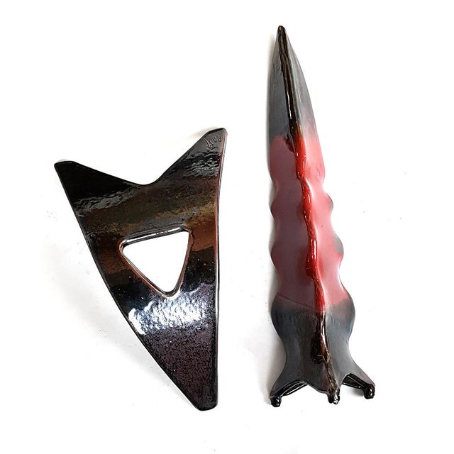 Mid-Century Abstract Ceramic Sculpture, 1970s For Sale - Image 6 of 11