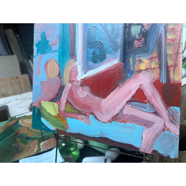 Figurative Expressionist Figure Painting Hartman For Sale - Image 3 of 4
