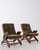 Forest Green Pair Of Mid-Century Modern Lounge Armchairs With Adjustable Backs Green For Sale - Image 8 of 18