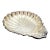 1970s 14" Majestic Silverplate Scallop Shell Tray - Ornate Floral Handle For Sale